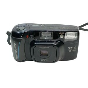 Fuji Discovery 185 Zoom 35mm Film Camera Fujinon Lens Auto Focus Black A5